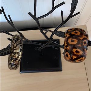 Cheetah print and elephant print bangle lot